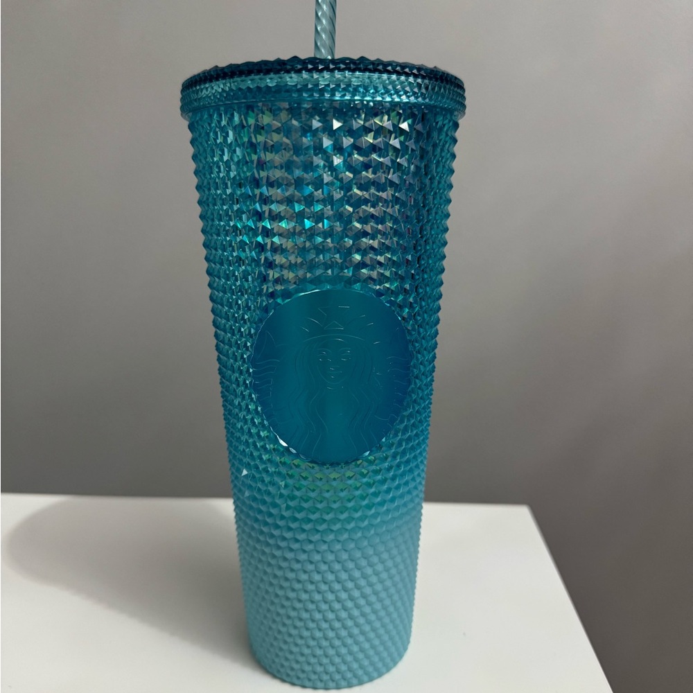 NWT ✨ Starbucks Aqua Textured Tumbler